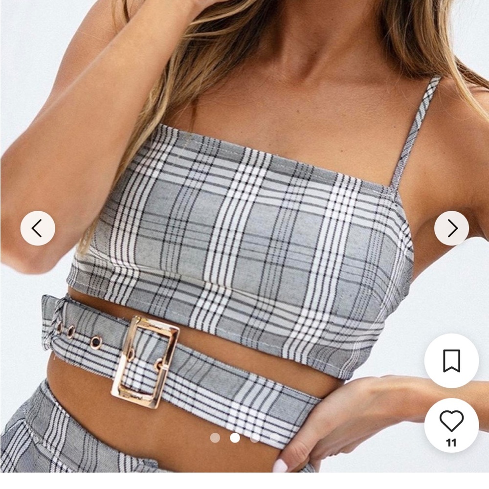 Sabo Skirt Miliano Plaid Top
